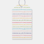 明るいカラフルギフトのラベル ギフトタグ (裏面)