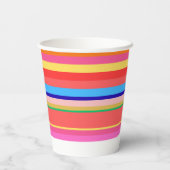 明るいカラフルクリモダンスマス 紙コップ (裏面)