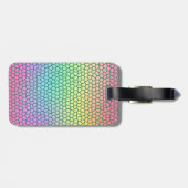 明るいカラフルグリッターカスタムラゲッジタグ ラゲッジタグ (裏面横)