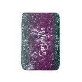 明るいカラフルグリッター バスマット (正面縦)