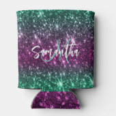 明るいカラフルグリッター 缶クーラー (裏面)