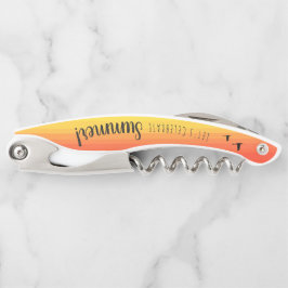 明るいカラフルトロピカルフェスタサマーパーティー ソムリエナイフ