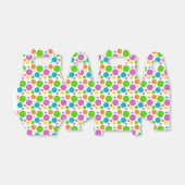 明るいカラフルドットのパターン フェイバーボックス (折り畳みなし)