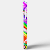 明るいカラフルネオンパーソナライズされた Case-Mate iPhoneケース (裏面 / 左)