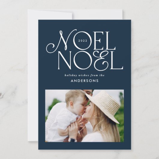 明るいカラフルノールクリスマスの幾何学的な写真 シーズンカード (正面)