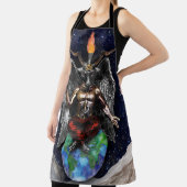 明るいカラフルバプホメットオカルト昇天 エプロン (インサイチュ)