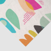 明るいカラフルパターン 薄葉紙 (詳細)