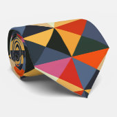 明るいカラフルピクセル抽象芸術のネクタイ ネクタイ (ロール)