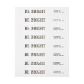 明るいカラフルホリデーラベル ラップアラウンドラベル (シート)