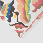 明るいカラフルボホパターンの切り離し 薄葉紙 (詳細)