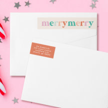 明るいカラフルメリーモダンクリスマス