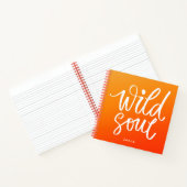 明るいカラフルモダンシンプルモノグラムの ノートブック (内部)