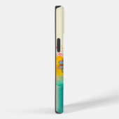 明るいカラフルモダンフローラ Case-Mate iPhoneケース (裏面 / 右)