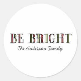 明るいカラフル休日のシール ラウンドシール