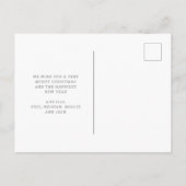 明るいカラフル写真メリーの休日はがき シーズンポストカード (裏面)