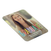 明るいカラフル卒業発表マグネット マグネット (右側)