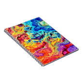 明るいカラフル大理石 ノートブック (右側)