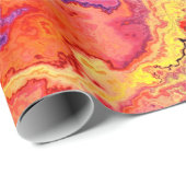 明るいカラフル大理石 ラッピングペーパー (ロールコーナー)