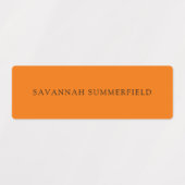 明るいカラフル学校の子供の名前の防水 ラベル (デザイン2)