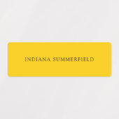 明るいカラフル学校の子供の名前の防水 ラベル (デザイン1)