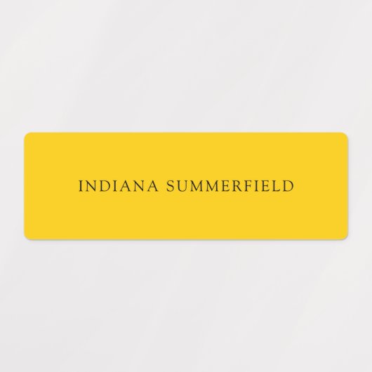 明るいカラフル学校の子供の名前の防水 ラベル (デザイン1)