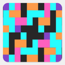 明るいカラフル幾何学模様