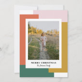 明るいカラフル懐かしい シーズンカード (正面)