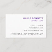 明るいカラフル抽象芸術マーブルアート 名刺 (裏面)