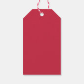 明るいカラフル新しいフローラ結婚 ギフトタグ (裏面)