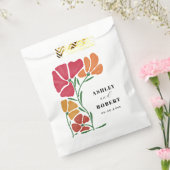 明るいカラフル新しいフローラ結婚 フェイバーバッグ (封をした状態)