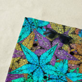 明るいカラフル星 – クール ビーチタオル (インサイチュ)