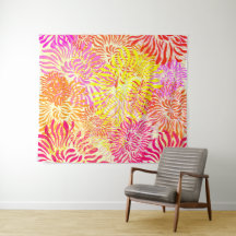 明るいカラフル春花