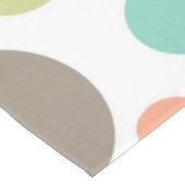 明るいカラフル水玉模様 テーブルクロス (アングル)