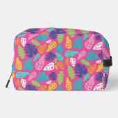 明るいカラフル熱帯の夏葉のパターン ドップキット (裏面)