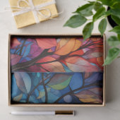 明るいカラフル紅葉 薄葉紙 (ギフト)