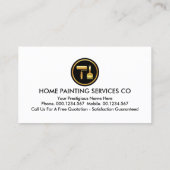 明るいカラフル絵を描色の画家 名刺 (裏面)