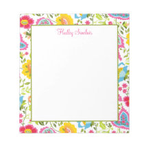 明るいカラフル花柄