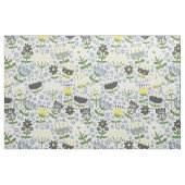 明るいカラフル花 ファブリック (ファットクウォーター)