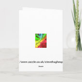 明るいカラフル葉カード カード (裏面)