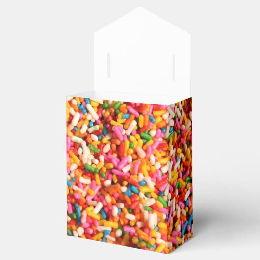 明るいカラフル虹の散水 フェイバーボックス (オープン)