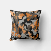 明るいカラフル迷彩柄 クッション (裏面)