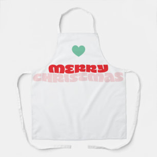 明るいカラフル願い  クリスマス休暇 エプロン