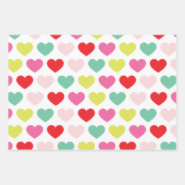 明るいカラフル願い |クリスマス休暇 ラッピングペーパーシート