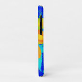 明るいカラフル黄色のオレンジ色のパーソナライズされた花 Case-Mate iPhoneケース (裏面/左)