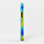 明るいカラフル黄色のオレンジ色のパーソナライズされた花 Case-Mate iPhoneケース (裏面/右)