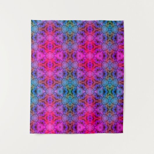 明るいカラフル タペストリー (正面)