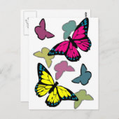 明るいカラフル ポストカード (正面/裏面)