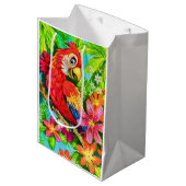 明るいカラフル ミディアムペーパーバッグ (正面アングル)