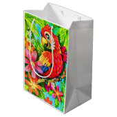 明るいカラフル ミディアムペーパーバッグ (裏面アングル)