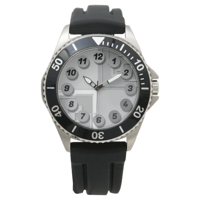 明るいカラフル 腕時計 (正面)